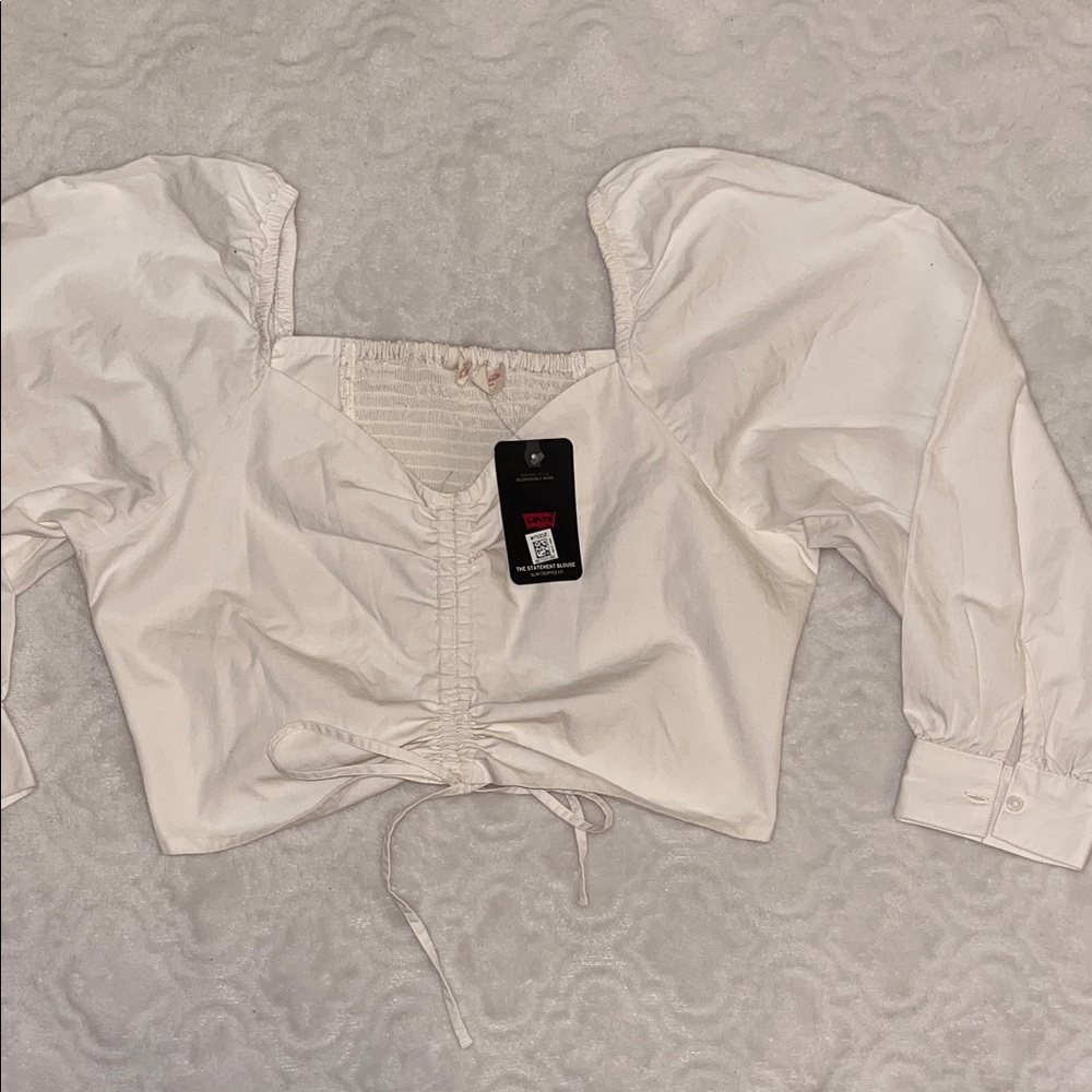 Levi's Blouse with Puff Sleeves - Picture 2 of 11